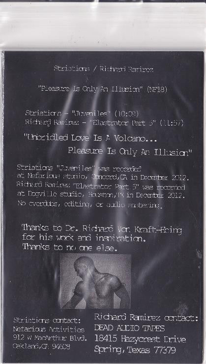 Striations / Richard Ramirez : Pleasure Is Only An Illusion (EP,Limited Edition)