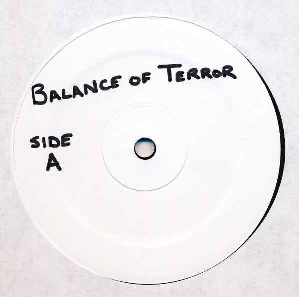 Balance Of Terror : A Better Tomorrow (12",45 RPM,Album,Limited Edition,White Label)