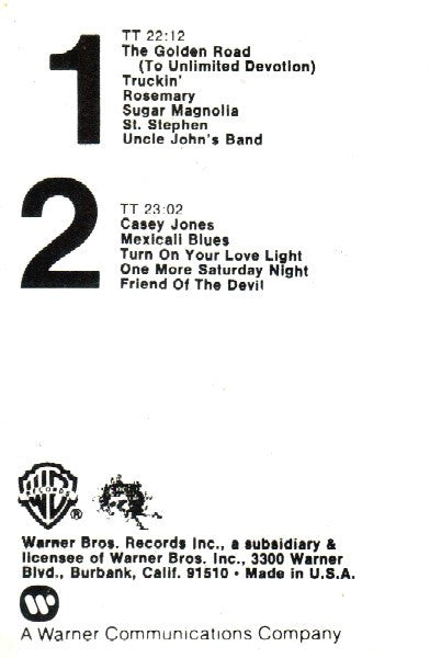 Grateful Dead, The : (The Best Of) Skeletons From The Closet (Compilation,Reissue)