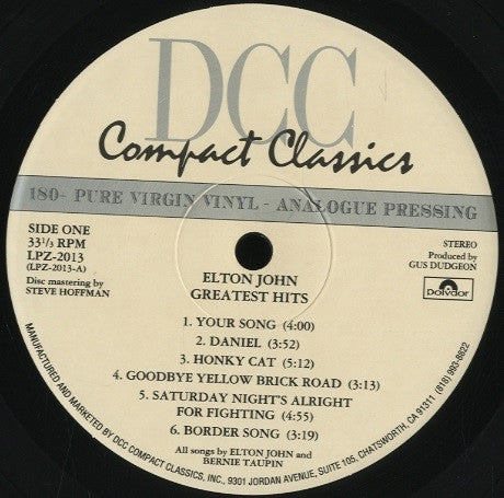 Elton John : Greatest Hits (LP,Compilation,Limited Edition,Numbered)