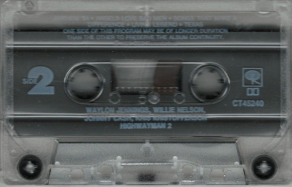 Waylon Jennings, Willie Nelson, Johnny Cash, Kris Kristofferson : Highwayman 2 (Album,Stereo)