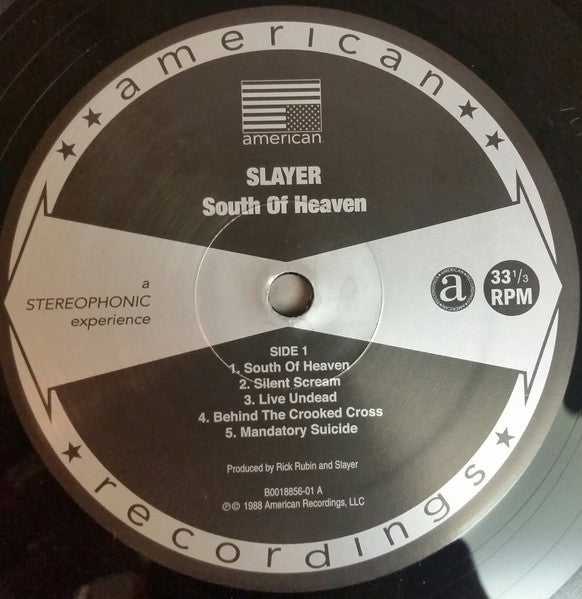 Slayer : South Of Heaven (LP,Album,Reissue,Remastered)