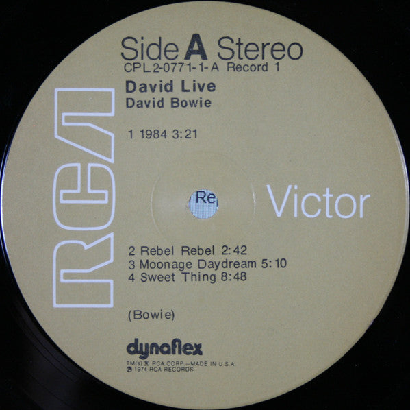 David Bowie : David Live (LP,Album,Reissue)