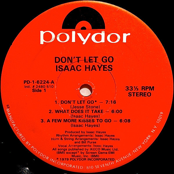 Isaac Hayes : Don't Let Go (LP,Album,Stereo)