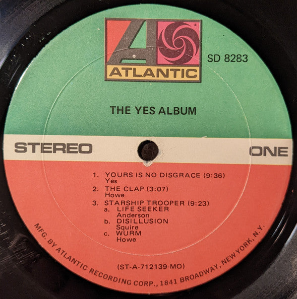 Yes : The Yes Album (LP,Album,Stereo)