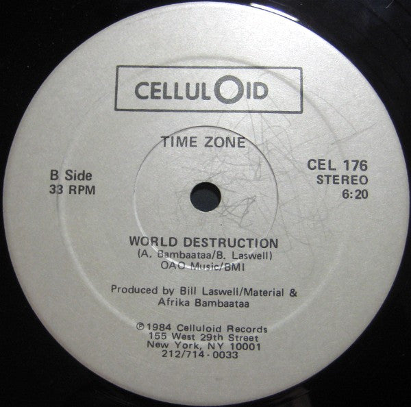 Time Zone : World Destruction (12",33 ⅓ RPM)
