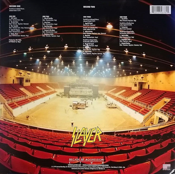 Slayer : Decade Of Aggression Live (LP,Album,Reissue,Remastered)