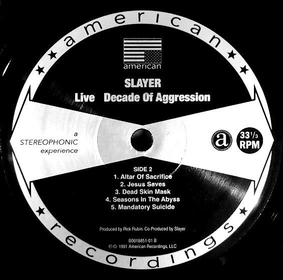 Slayer : Decade Of Aggression Live (LP,Album,Reissue,Remastered)