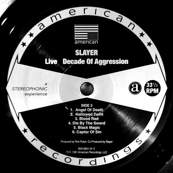 Slayer : Decade Of Aggression Live (LP,Album,Reissue,Remastered)