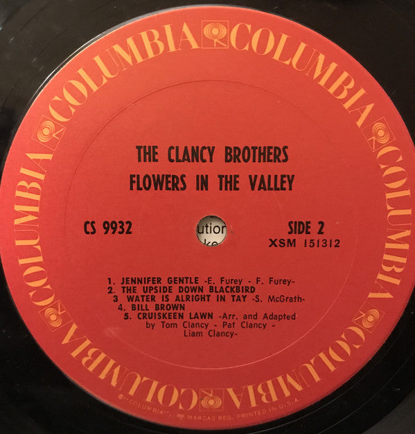 Clancy Brothers, The : Flowers In The Valley (LP,Album,Reissue,Stereo)