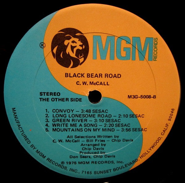 C.W. McCall : Black Bear Road (LP,Album)