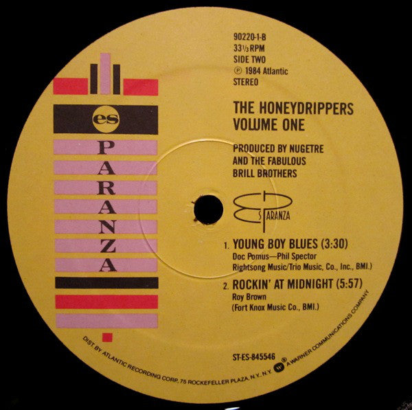 Honeydrippers, The : Volume One (12",33 ⅓ RPM,EP,Stereo)