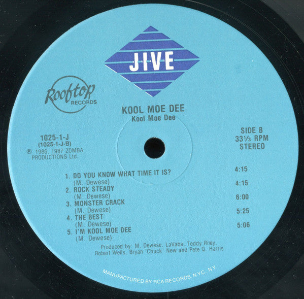 Kool Moe Dee : Kool Moe Dee (LP,Album)
