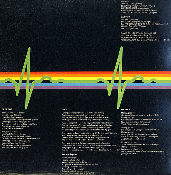 Pink Floyd : The Dark Side Of The Moon (LP,Album,Reissue)