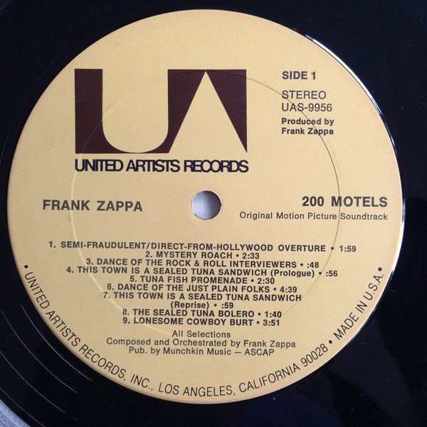 Frank Zappa : 200 Motels (LP,Album)