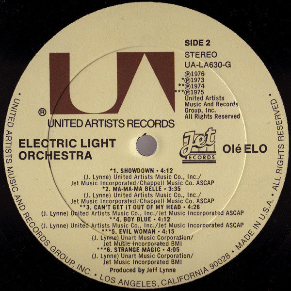 Electric Light Orchestra : Olé ELO (LP,Compilation)