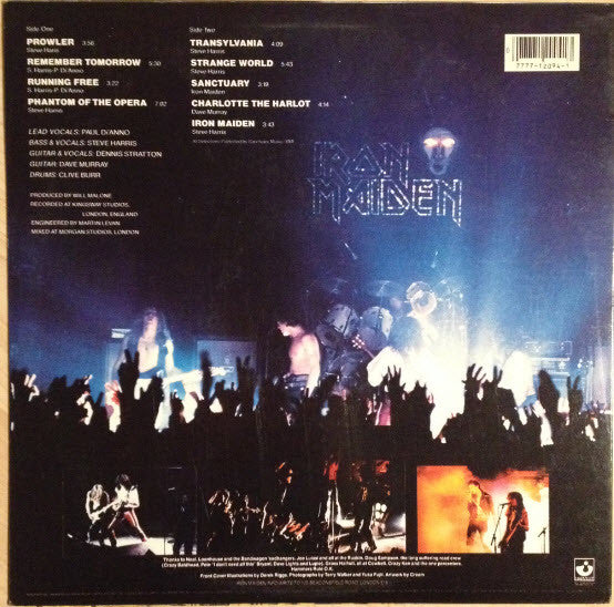 Iron Maiden : Iron Maiden (LP,Album)