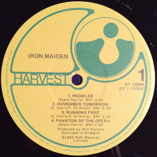 Iron Maiden : Iron Maiden (LP,Album)