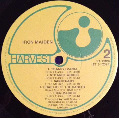 Iron Maiden : Iron Maiden (LP,Album)