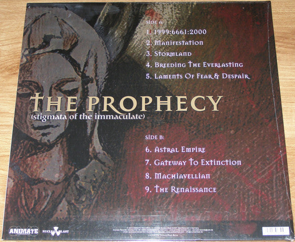 Kataklysm : The Prophecy (Stigmata Of The Immaculate) (LP,Album,Limited Edition)