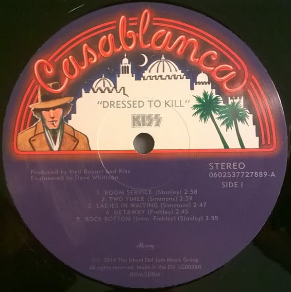 Kiss : Dressed To Kill (LP,Album,Reissue,Stereo)