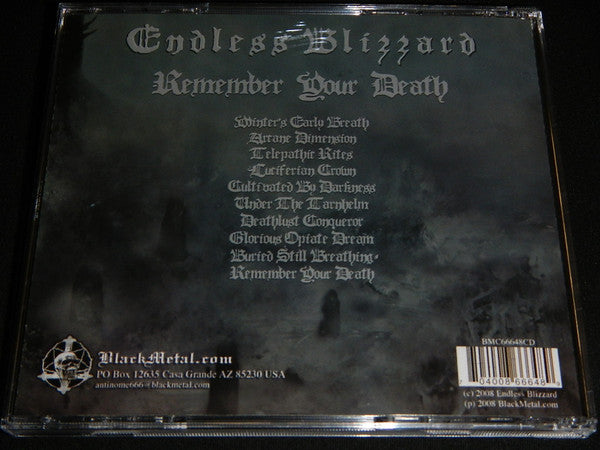 Endless Blizzard : Remember Your Death (Album)