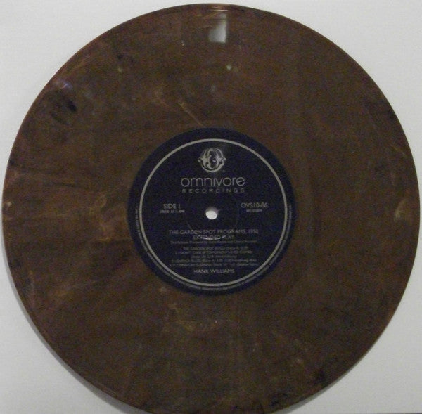 Hank Williams : The Garden Spot Programs, 1950 - Extended Play (10",33 ⅓ RPM,EP,Record Store Day,Compilation,Limited Edition)