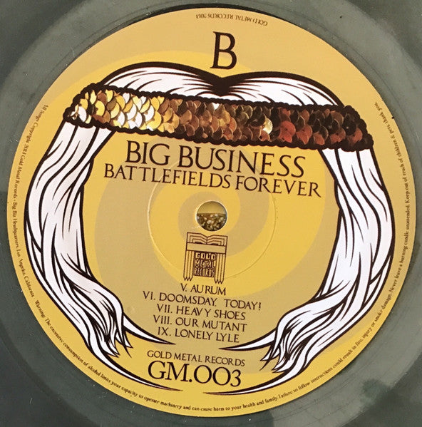 Big Business : Battlefields Forever (LP,Album,Repress)