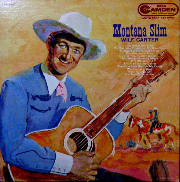 Wilf Carter : Montana Slim (LP,Album,Mono)