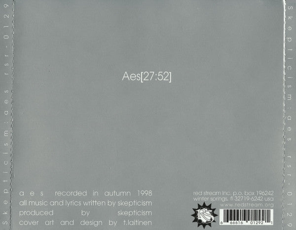 Skepticism : Aes (EP,Reissue)