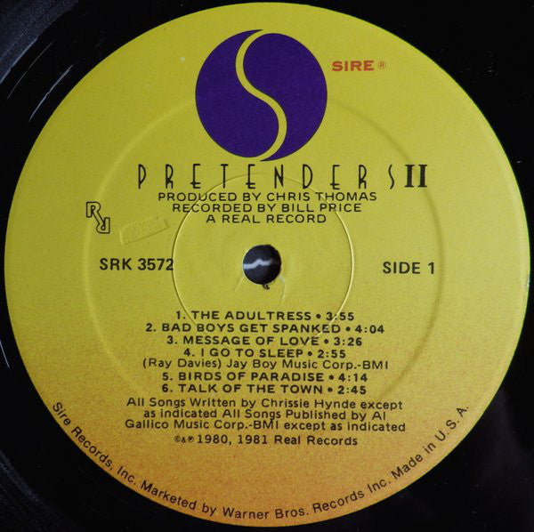 Pretenders, The : Pretenders II (LP,Album,Stereo)