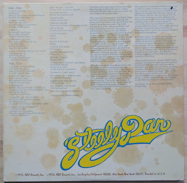 Steely Dan : Can't Buy A Thrill (LP,Album,Reissue)