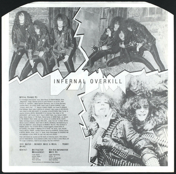 Destruction : Infernal Overkill (LP,Album)