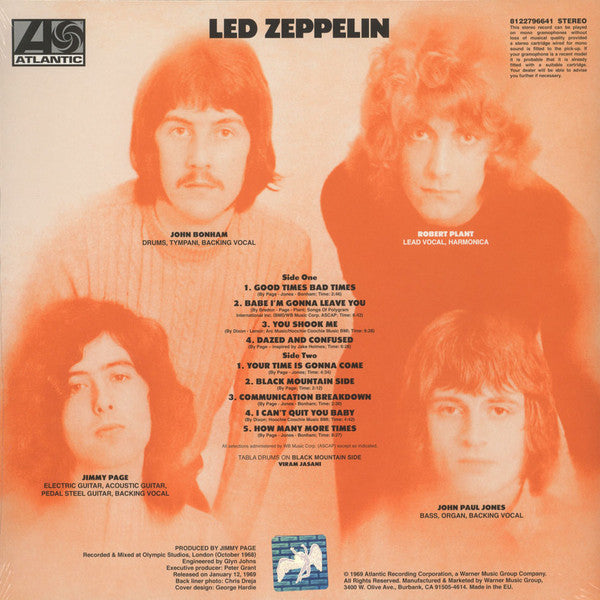 Led Zeppelin : Led Zeppelin (LP,Album,Reissue,Remastered)
