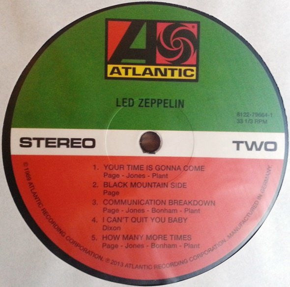Led Zeppelin : Led Zeppelin (LP,Album,Reissue,Remastered)