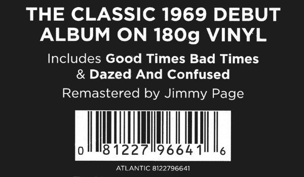 Led Zeppelin : Led Zeppelin (LP,Album,Reissue,Remastered)