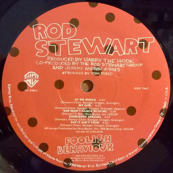 Rod Stewart : Foolish Behaviour (LP,Album)