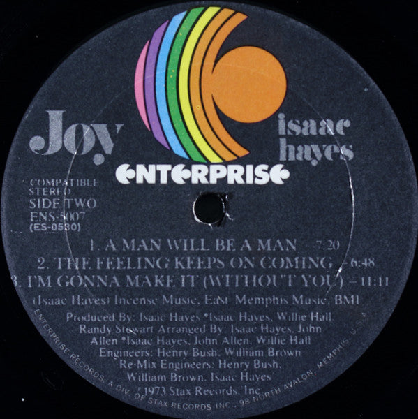 Isaac Hayes : Joy (LP,Album,Stereo)
