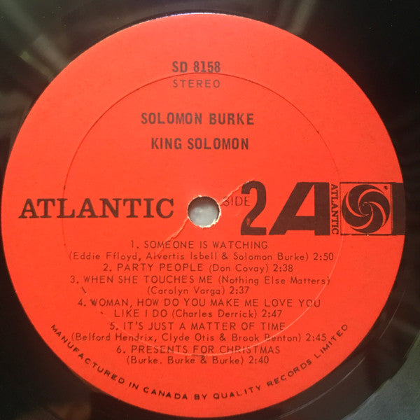 Solomon Burke : King Solomon (LP,Album,Stereo)