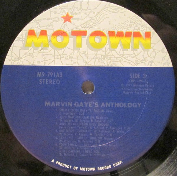 Marvin Gaye : Anthology (LP,Compilation,Club Edition,Stereo)