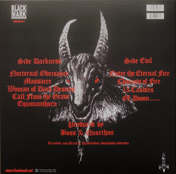 Bathory : Under The Sign Of The Black Mark (LP,Album,Reissue,Repress)