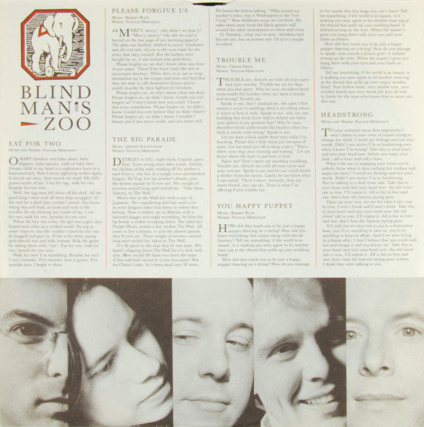 10,000 Maniacs : Blind Man's Zoo (LP,Album)