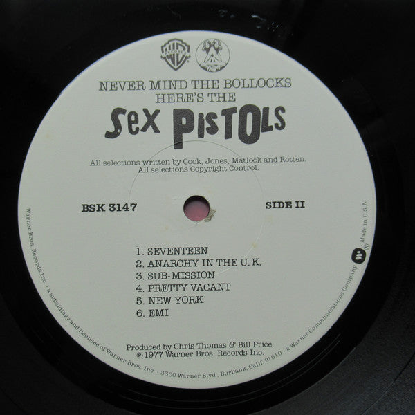 Sex Pistols : Never Mind The Bollocks Here's The Sex Pistols (LP,Album,Club Edition)