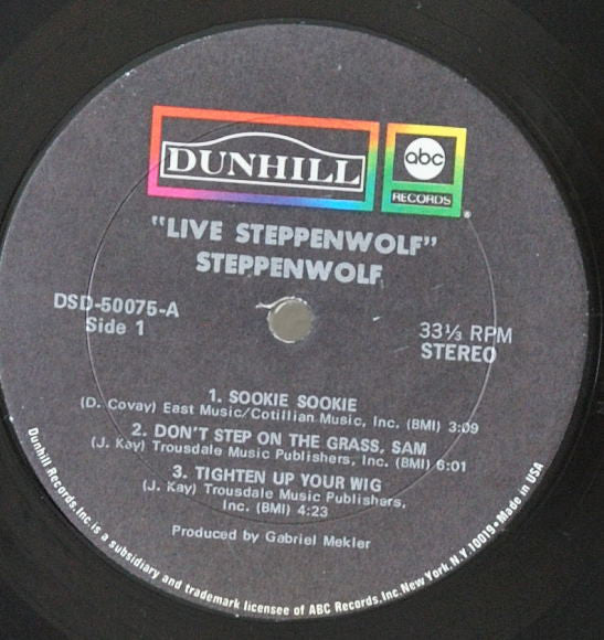 Steppenwolf : Live (LP,Album)