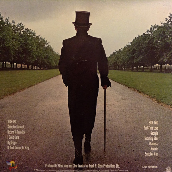 Elton John : A Single Man (LP,Album,Stereo)