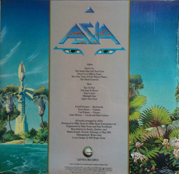 Asia (2) : Alpha (LP,Album,Club Edition)