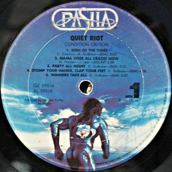 Quiet Riot : Condition Critical (LP,Album)