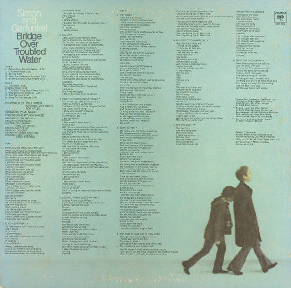 Simon & Garfunkel : Bridge Over Troubled Water (LP,Album,Stereo)