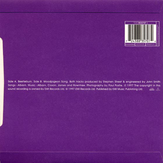 Blur : Beetlebum (7",45 RPM,Single,Limited Edition)