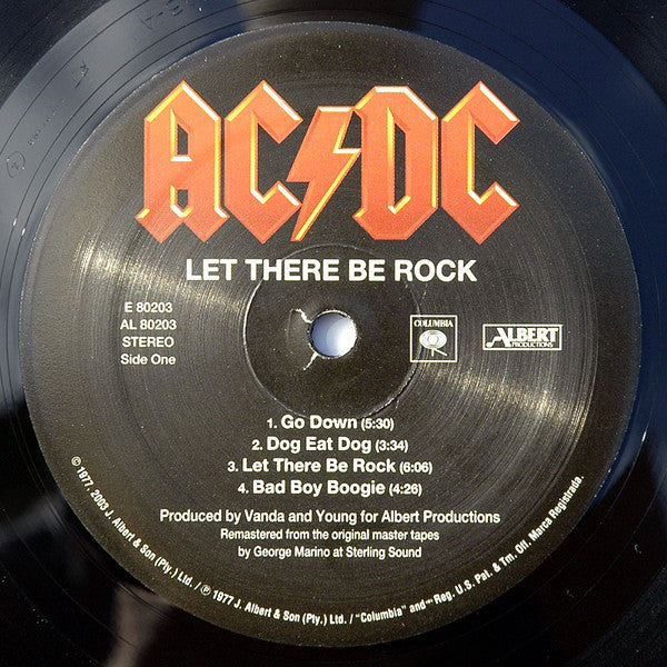 AC/DC : Let There Be Rock (LP,Album,Reissue,Remastered,Stereo)